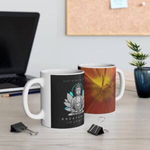 Tulip Ceramic Mug - Mindfulness Coffee Cup