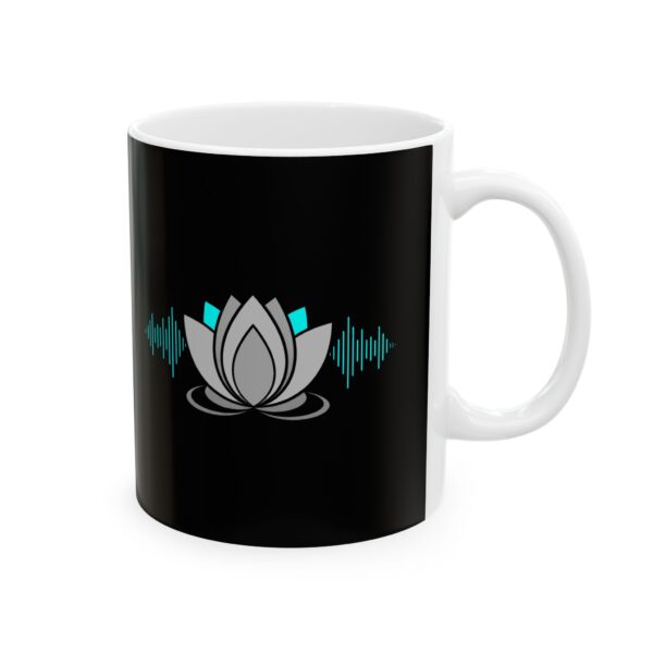Lotus Ceramic Mug - Mindfulness Coffee Cup - Image 3